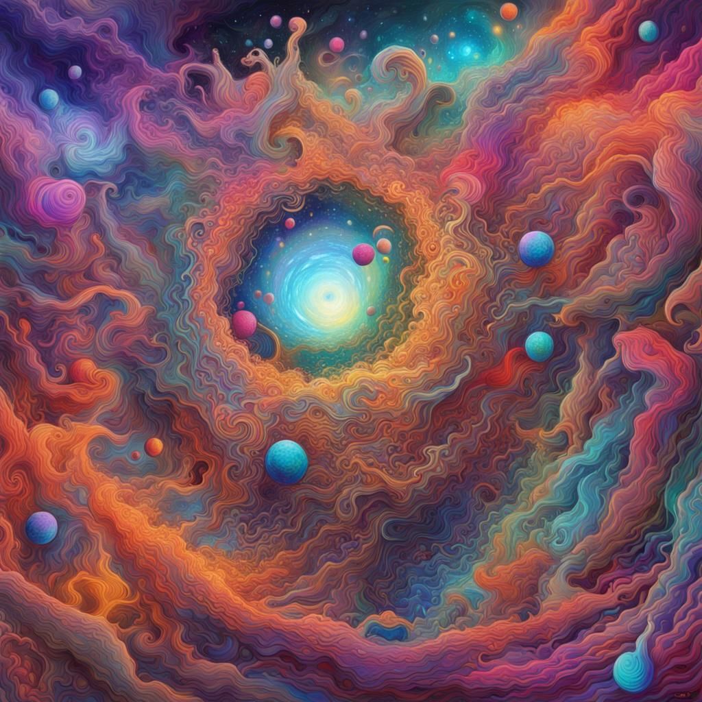 Vibrant Nests of Chaos in Cosmic Style