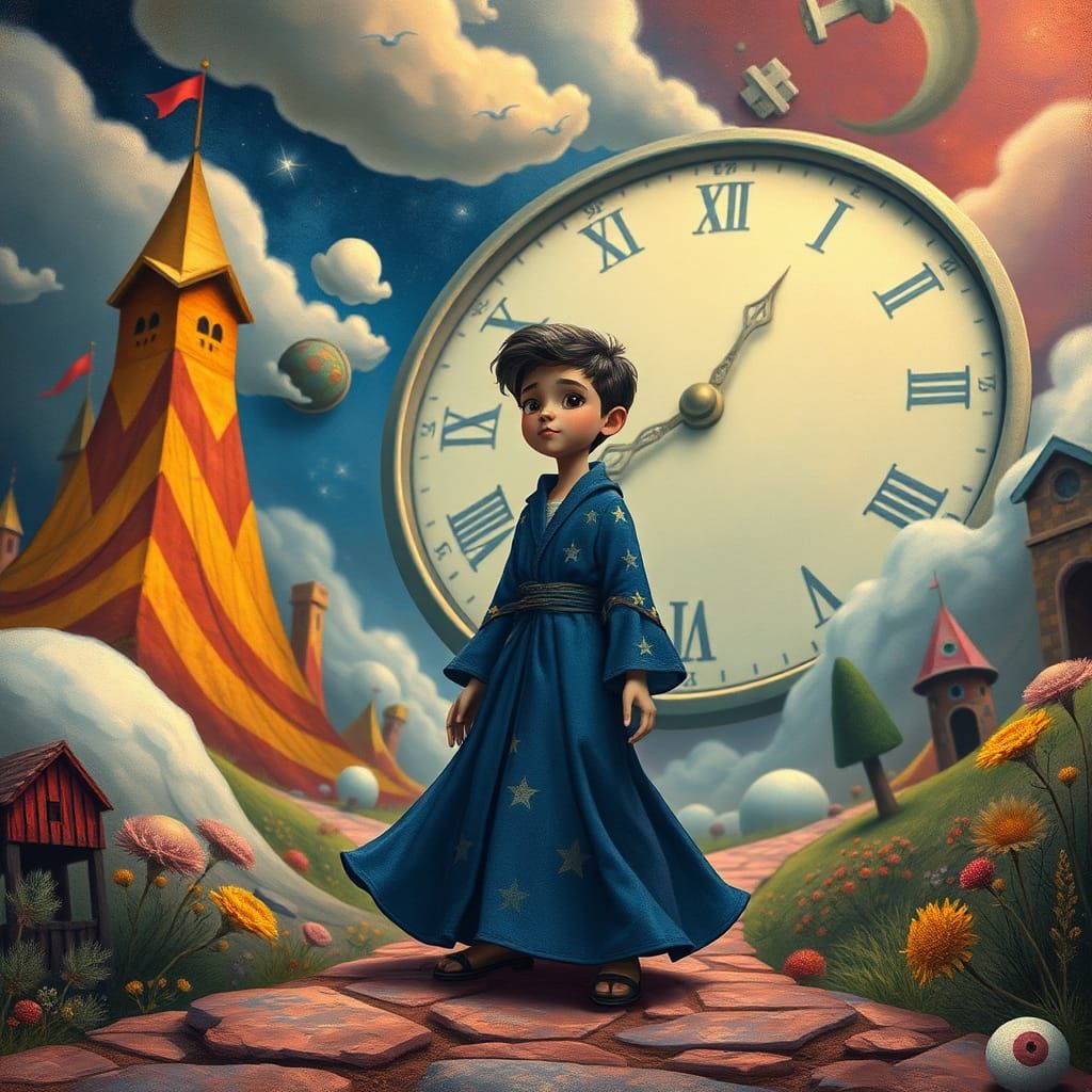 America's Crossroads: A Surreal Animated Dream