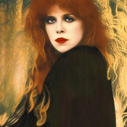 Young Actress in Silent Film, Rossetti Style