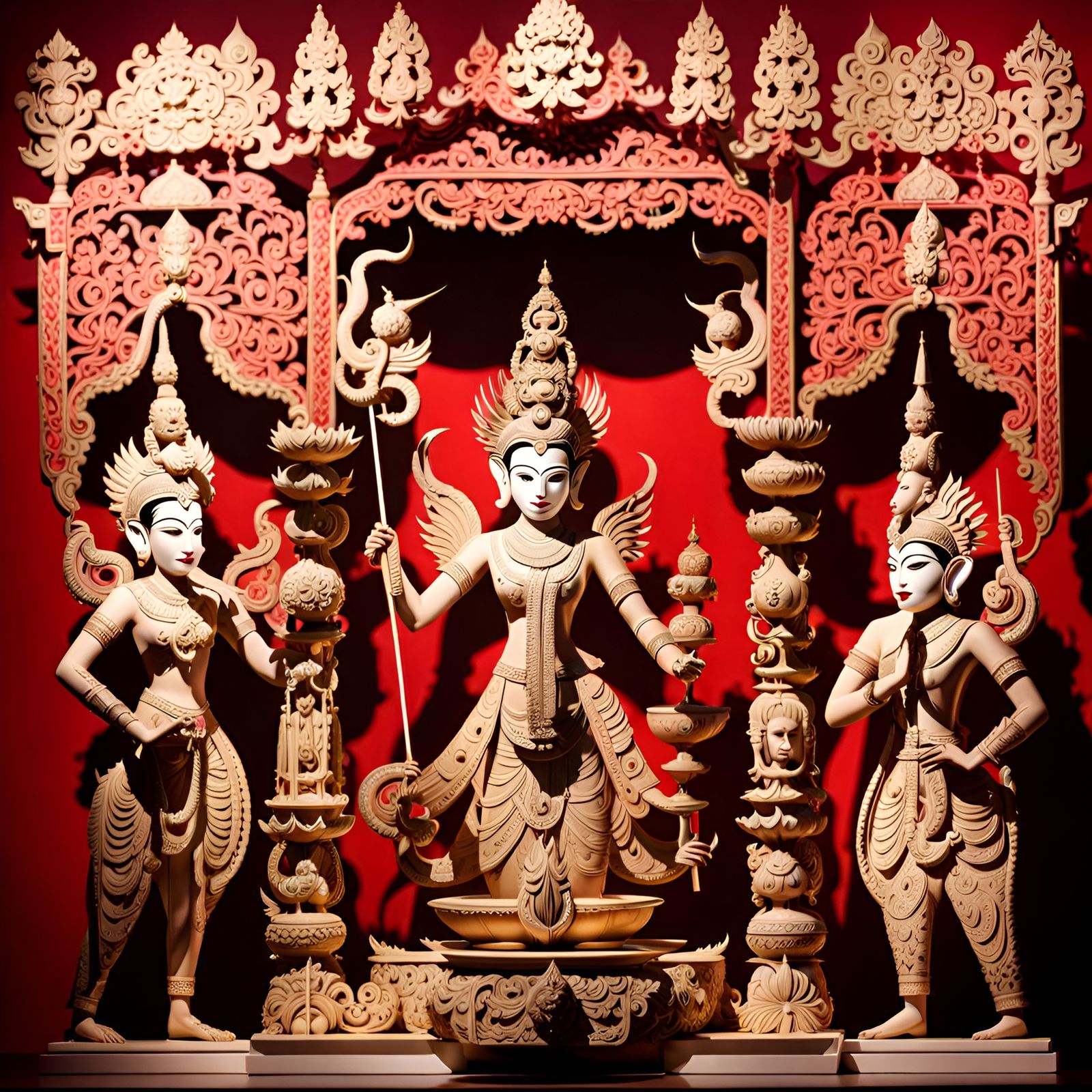 Wayang Kulit Inspired Sculpture