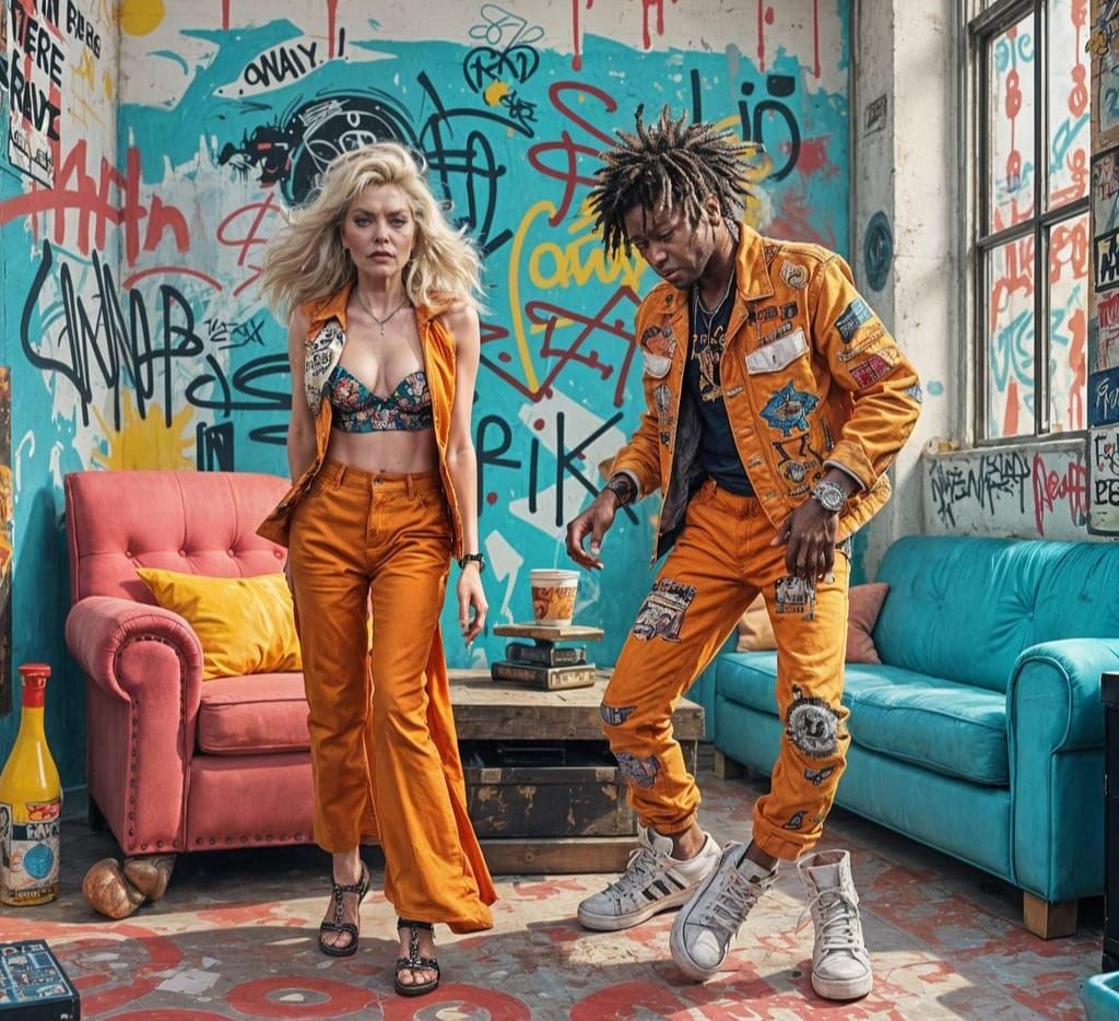 New York Loft Dance Craze: Debbie Harry and Jean-Michel Basq...