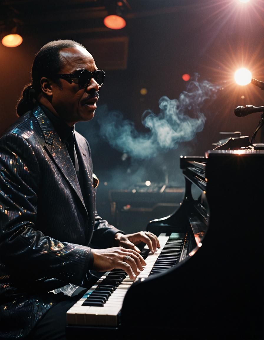 Stevie Wonder Conjures Magic in Psychedelic Film Still