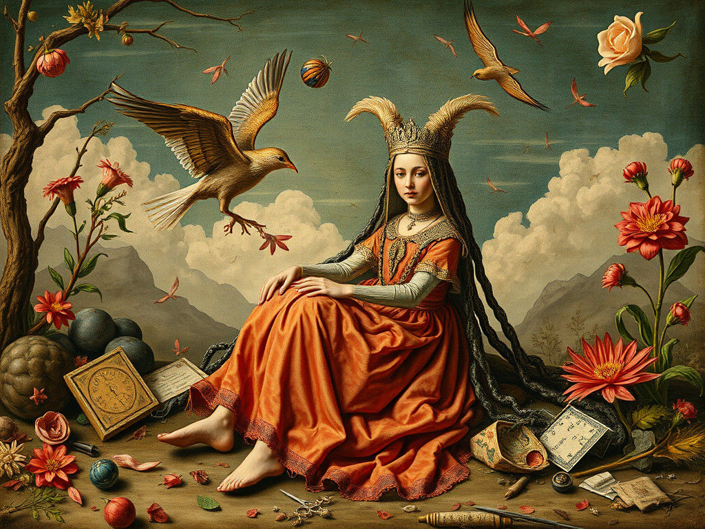 Trash Polka Allomancy Art with Exotic Flair