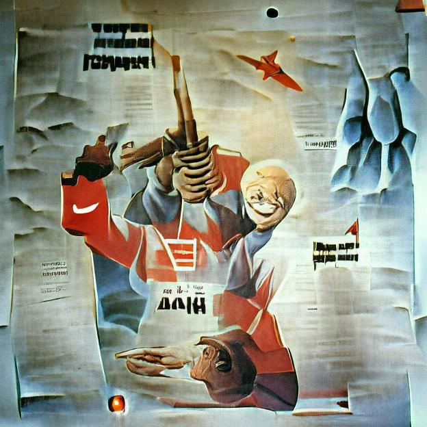 Classic Soviet-Era Propaganda Poster Design