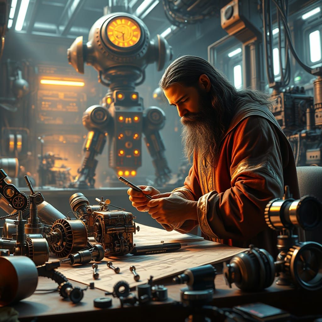 Leonardo Da Vinci Creates Ingenious Mechanical Marvels in a ...