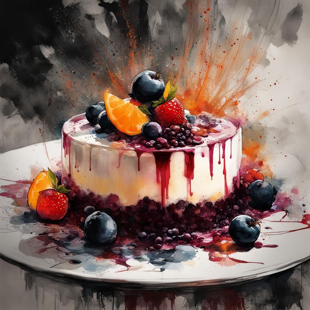 light panacotta dessert