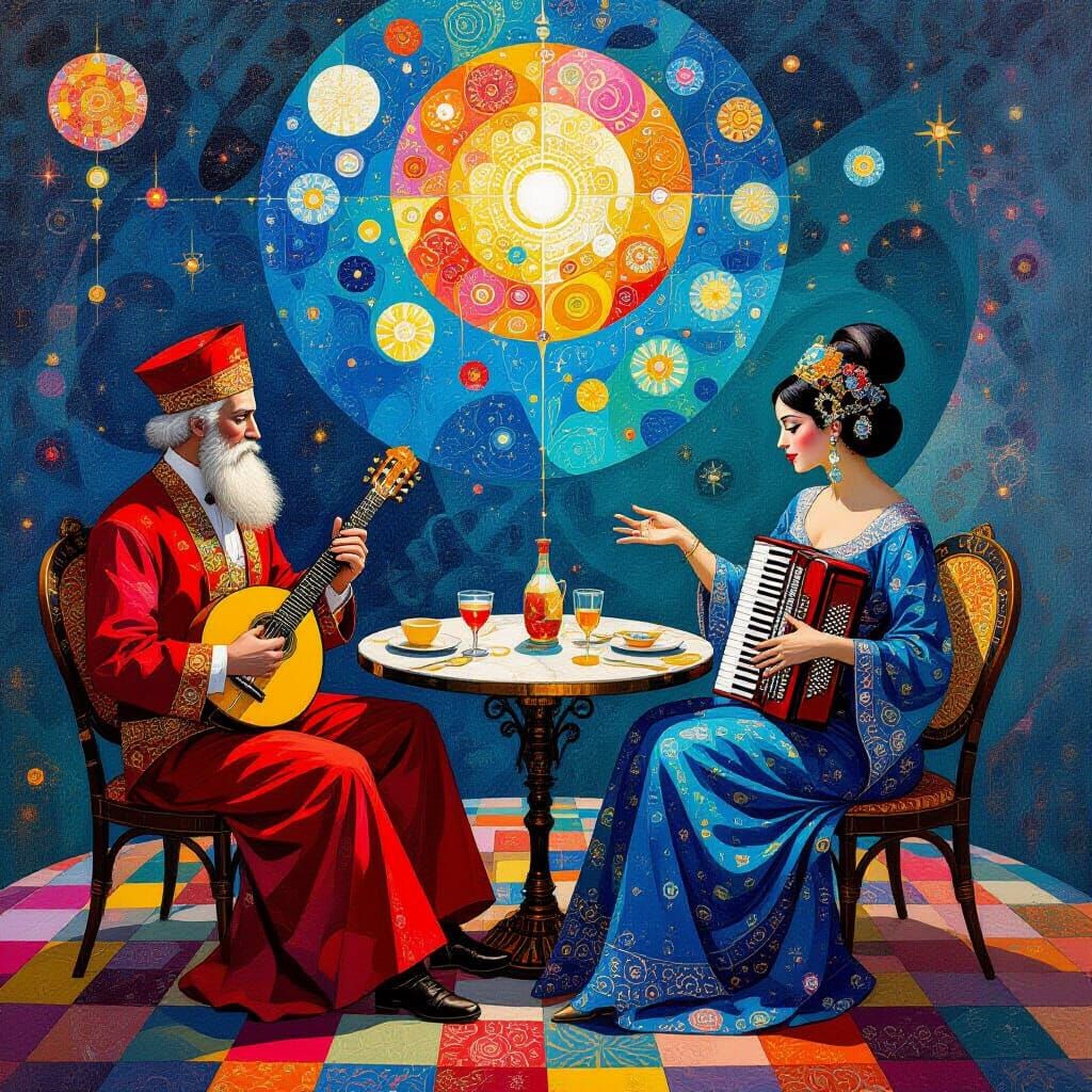 Psychedelic Utopia: Sacred Geometry in Bosch Style