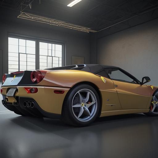 Ferrari Spider: 3D Game Cinematic Render