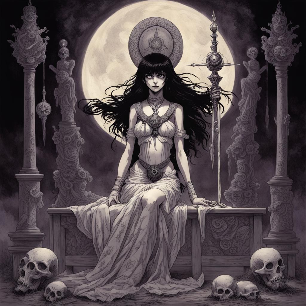 Sailor Saturn as a Voodoo Goddess