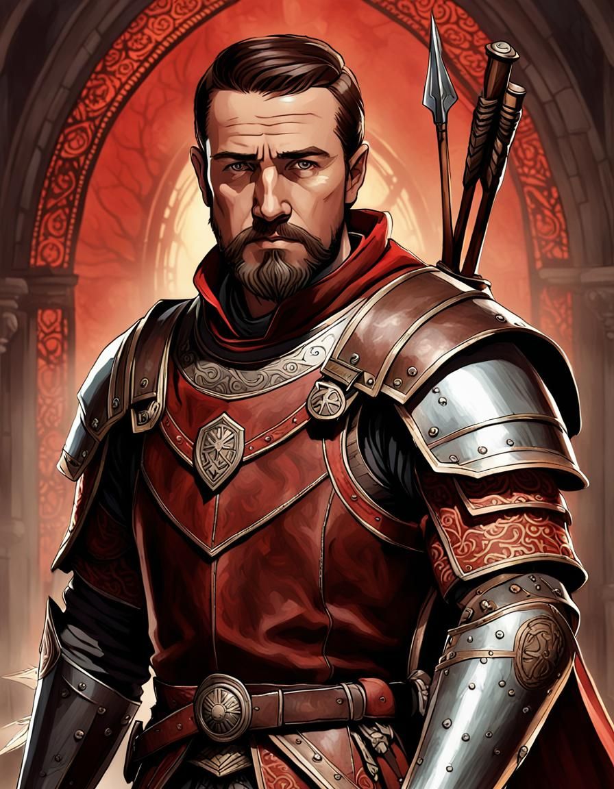 Tarot Card of Hamilton, King of Cardala