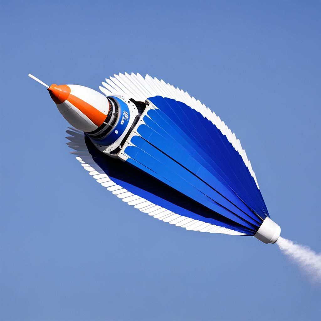 Shuttlecock Spaceship: An AI Interpretation