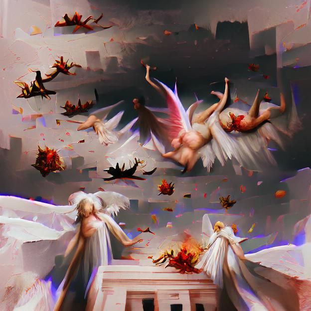 Angelic Fall: A Dramatic Scene of the End
