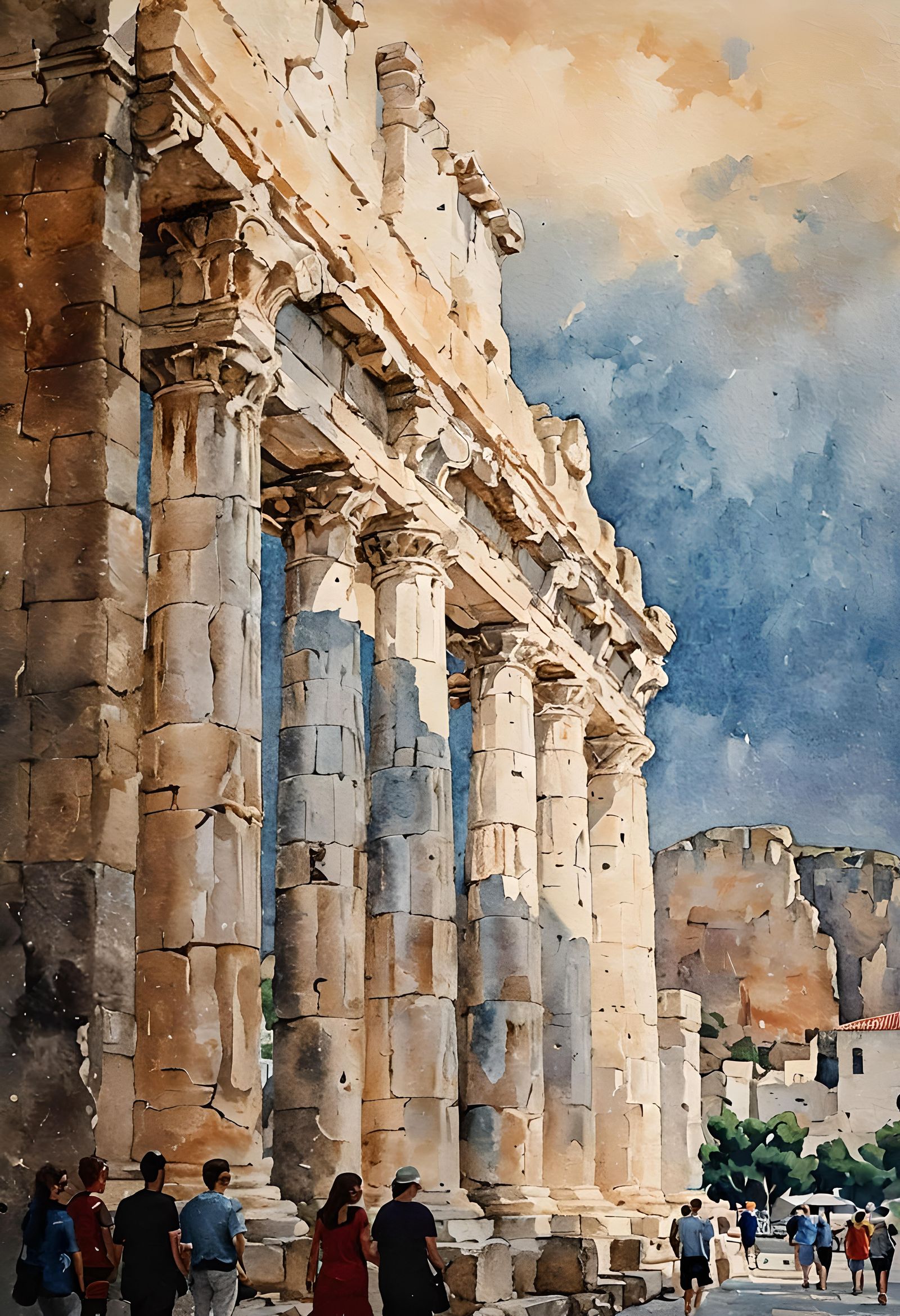 Corinth, Greece (Ancient Corinth was one of the largest citi...