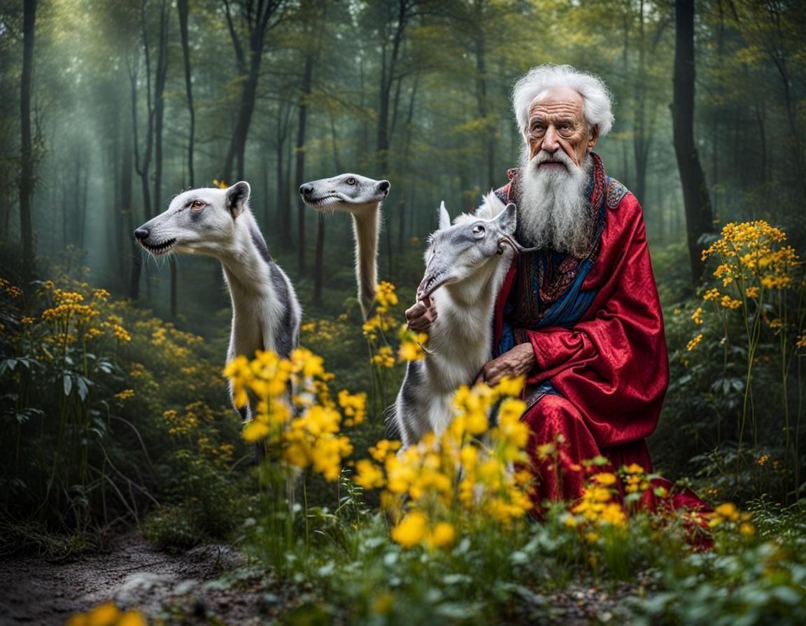 Exotic Aliens Celebrate in Surreal Restaurant: Photography