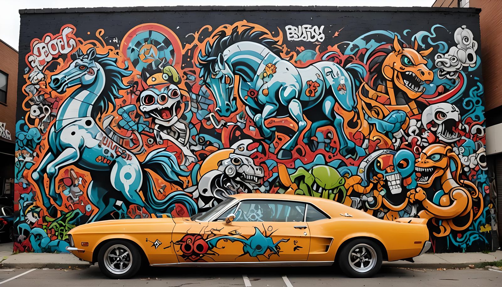 "Muscle Car" By AI MASTER WES