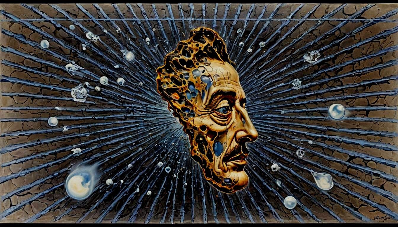 Surreal Melting Object in Dali Style