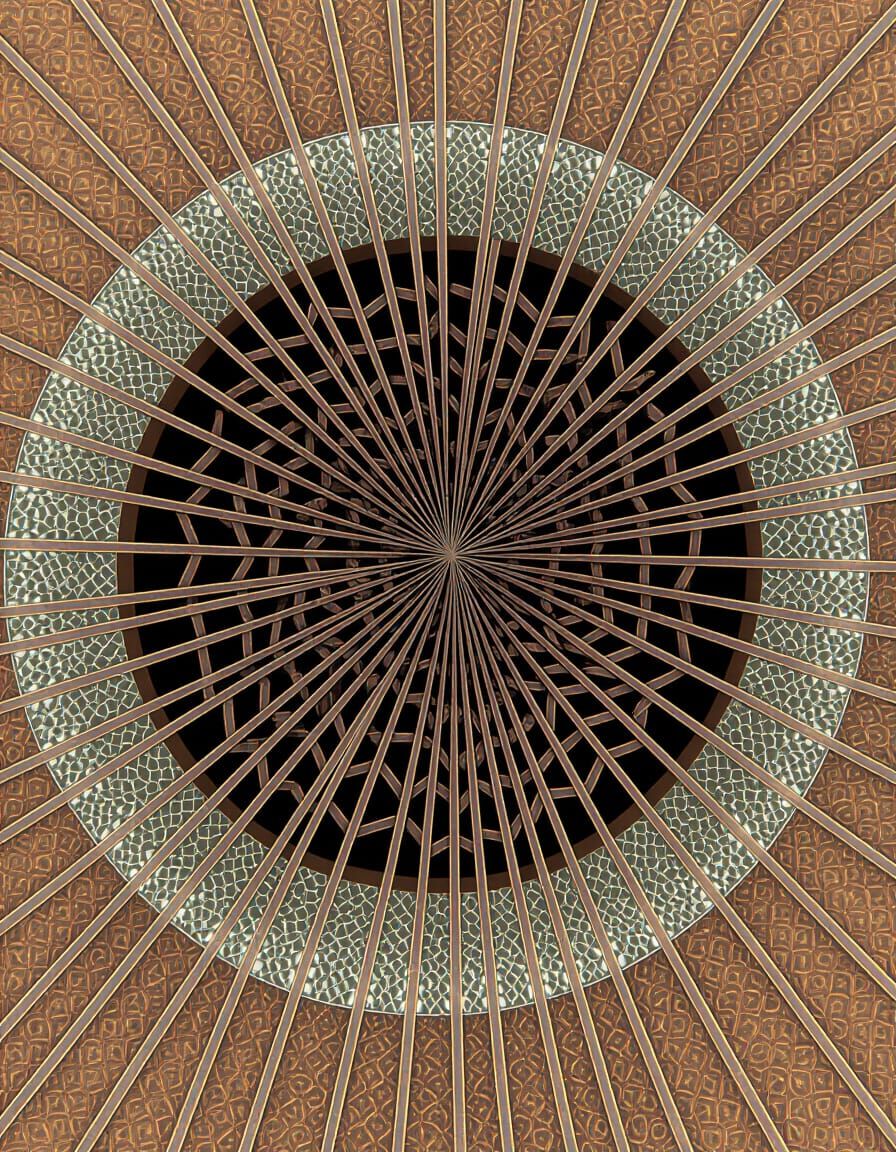 Stained Steel Art of Hollowness Alone Too Long