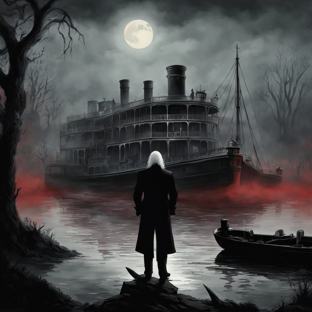 Ethereal Vampire Gazing Upon the Fevre Dream