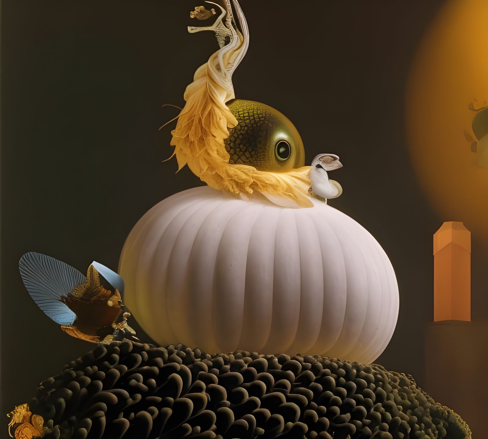 Recursive Mandelbulb Fractal Art in Vivid Colors