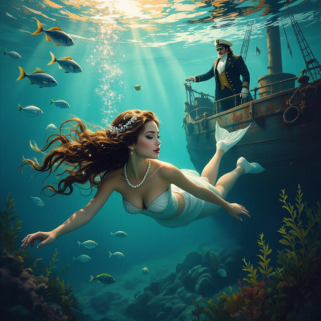 Underwater Encounter: Pearls and Sunken Ships