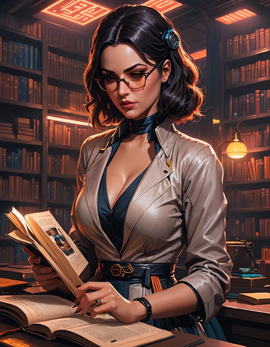 Library in Night City