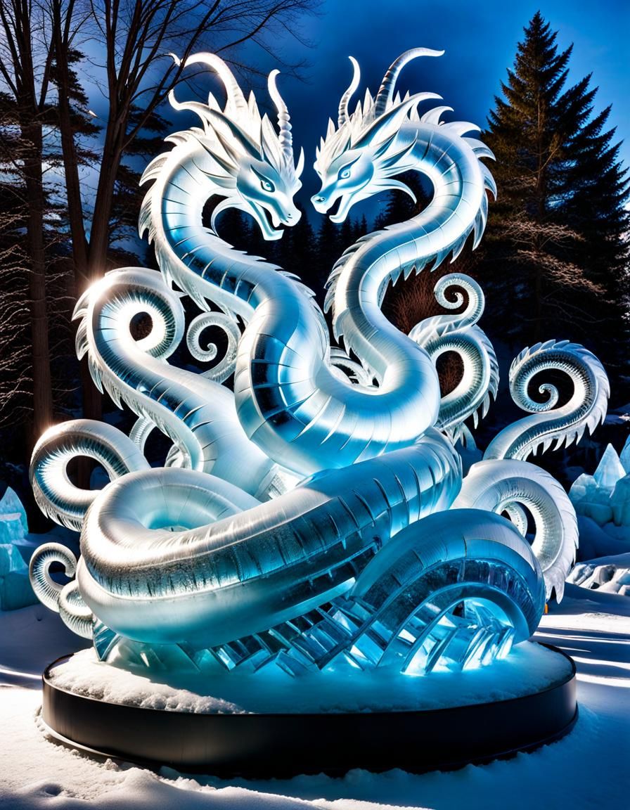 Hydra Ice Sculpture