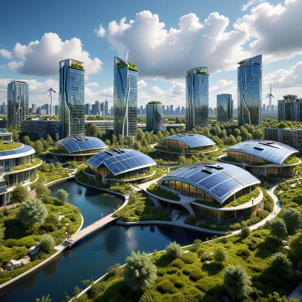 Sustainable Futurism Unites Nature and Modern Architecture