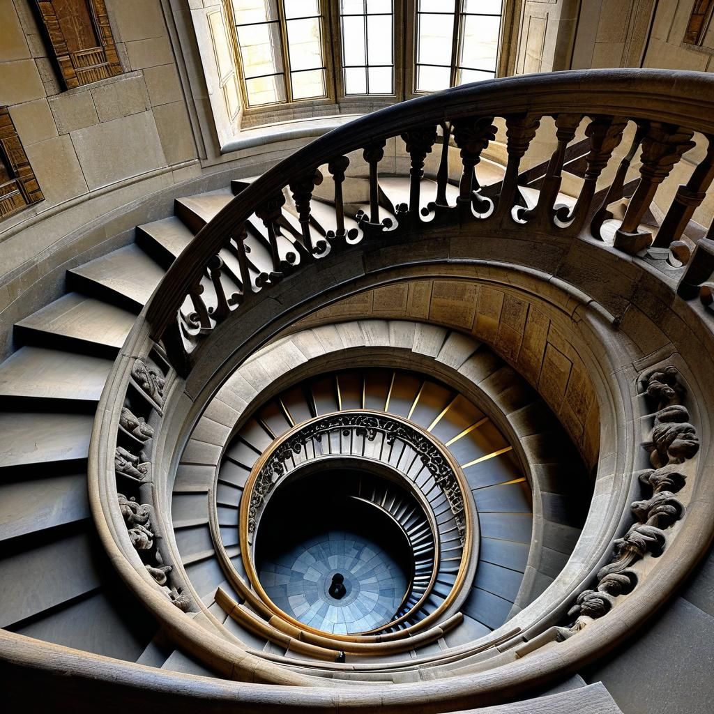 Chambord's Helical Staircase: A Renaissance Architectural Ma...