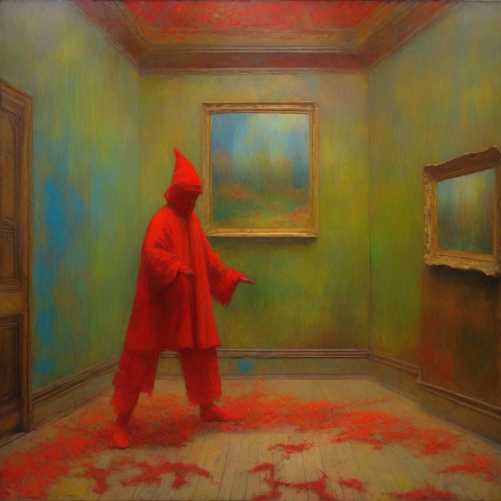 Weird Warlock In Red Robes II