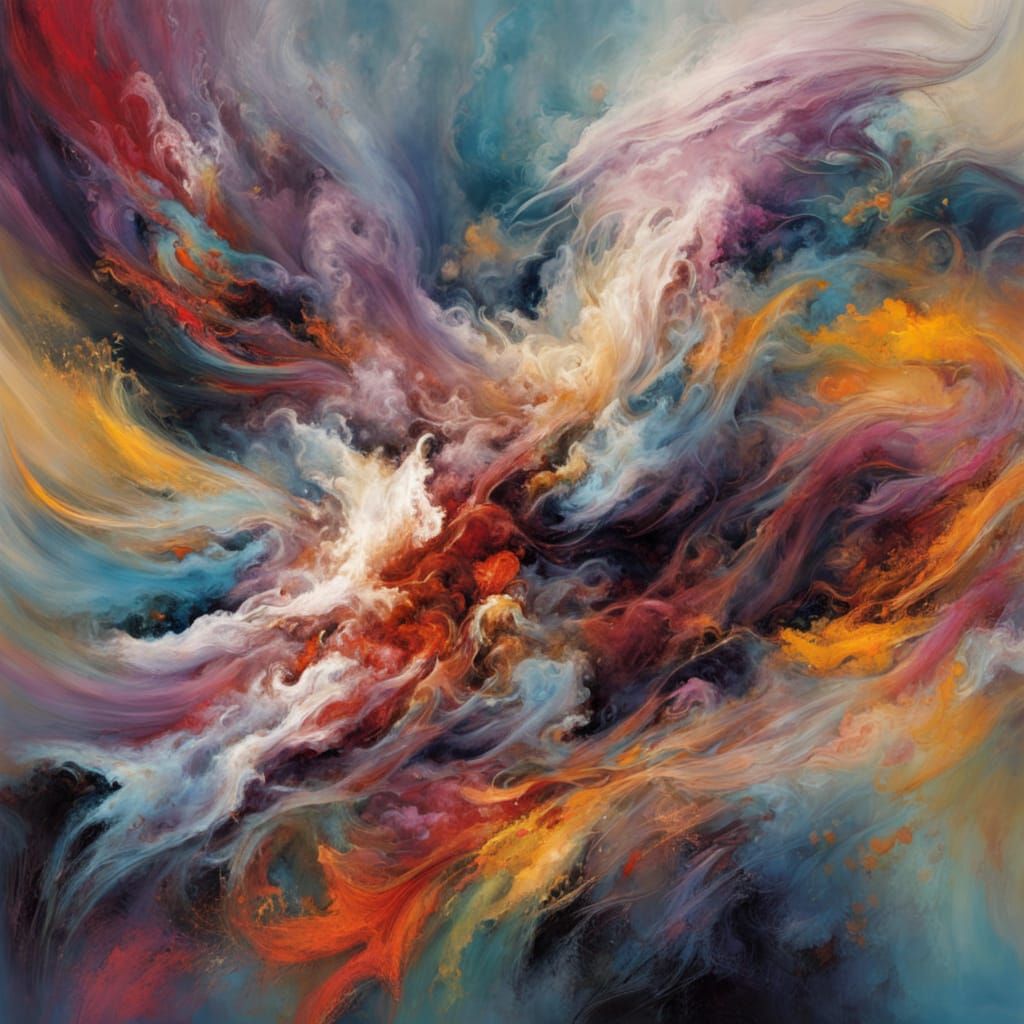 Dynamic Abstract Anxiety in Emotional Palette