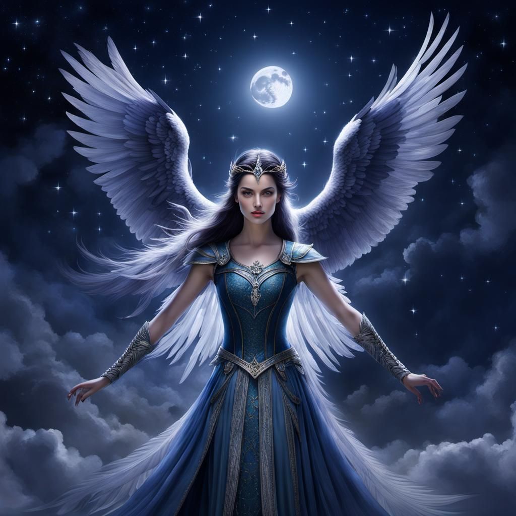 Ethereal Birds in Twilight Realm: A Cinematic Vision