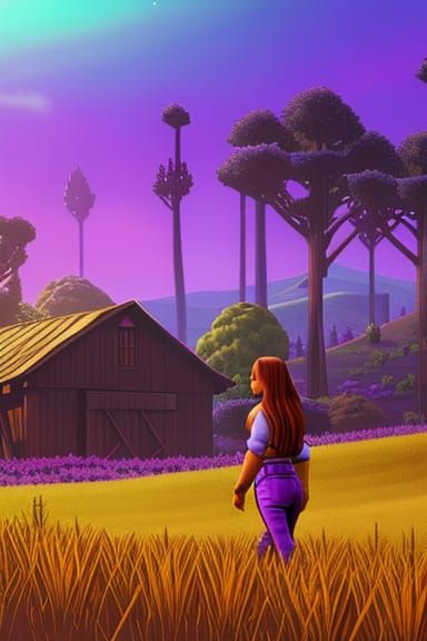 Stardew Valley's Maru: Detailed Matte Painting