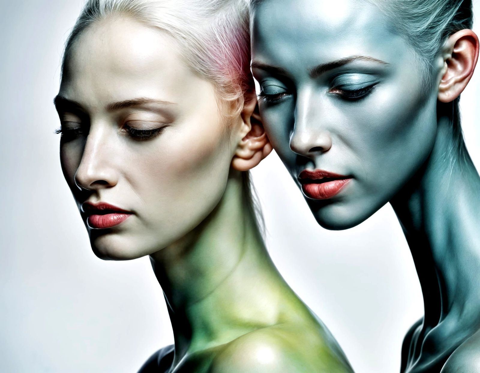 Surreal Restaurant Scene with Exotic Aliens, Photography