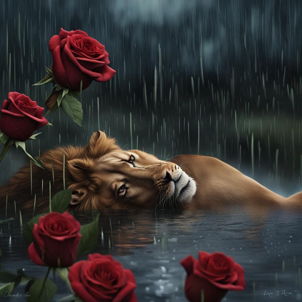Roses in Rain: Detailed Matte Painting in Unreal Engine