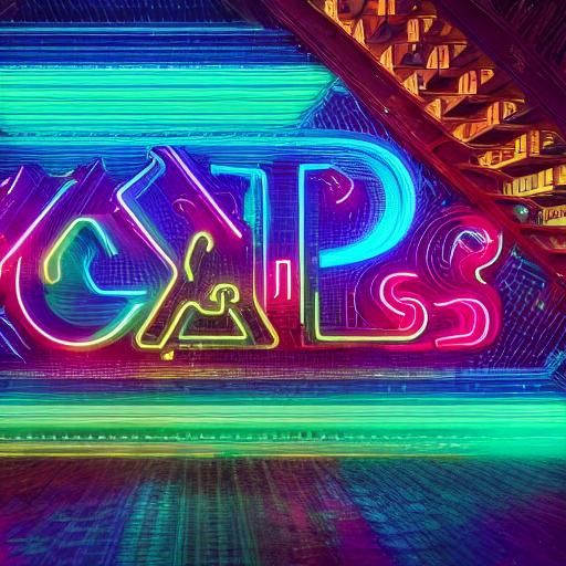 Brilliant Neon SALLIS Text in Gold