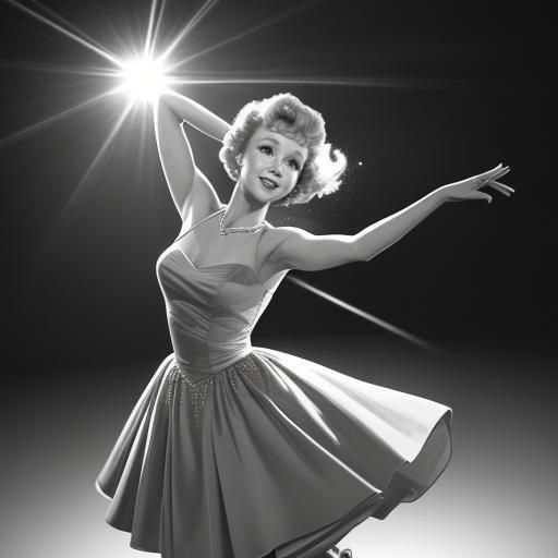 Debbie Reynolds Portrait in Halsman Style