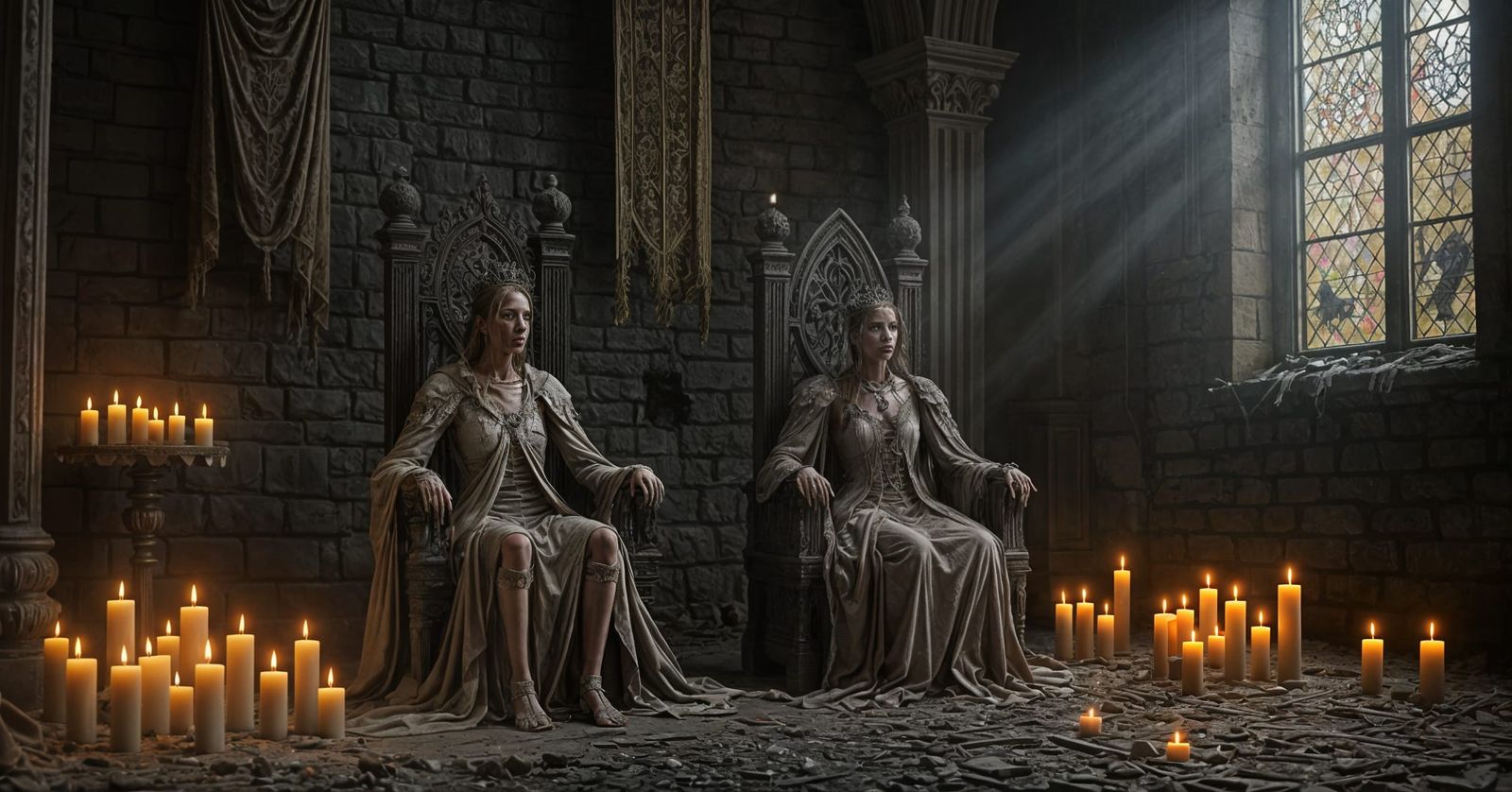Skeleton Royals in Abandoned Throne Room