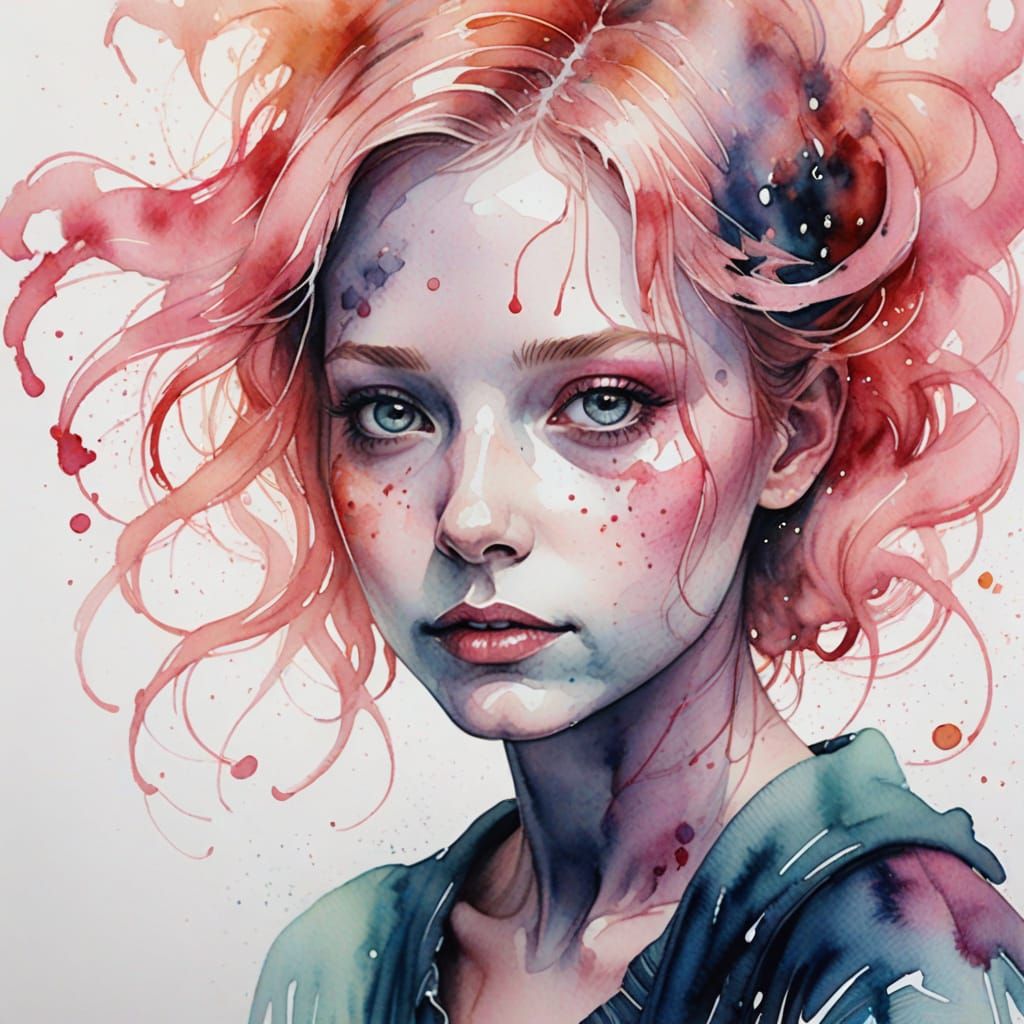 Glob Herman in Whimsical Watercolor Style