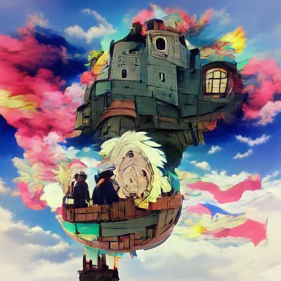 Howl's Moving Castle: Ghibli-Inspired AI Art