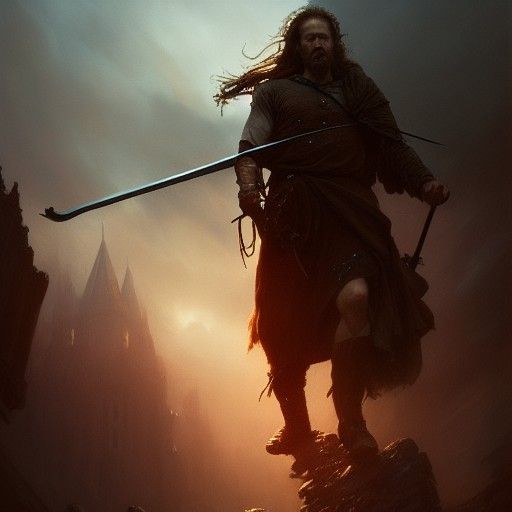 Dark Fantasy Masterpiece in Dynamic Lighting