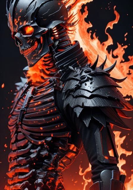 Abstract Spiked Flame Design