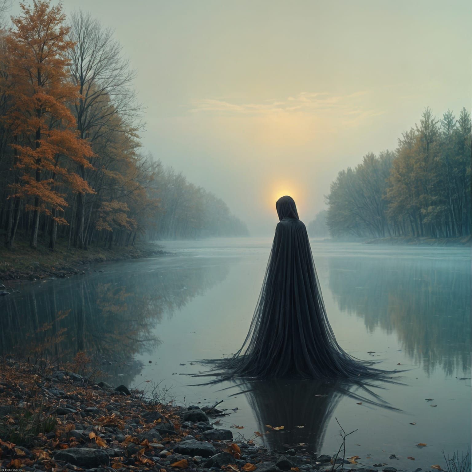 Evocative Image of Profound Grief