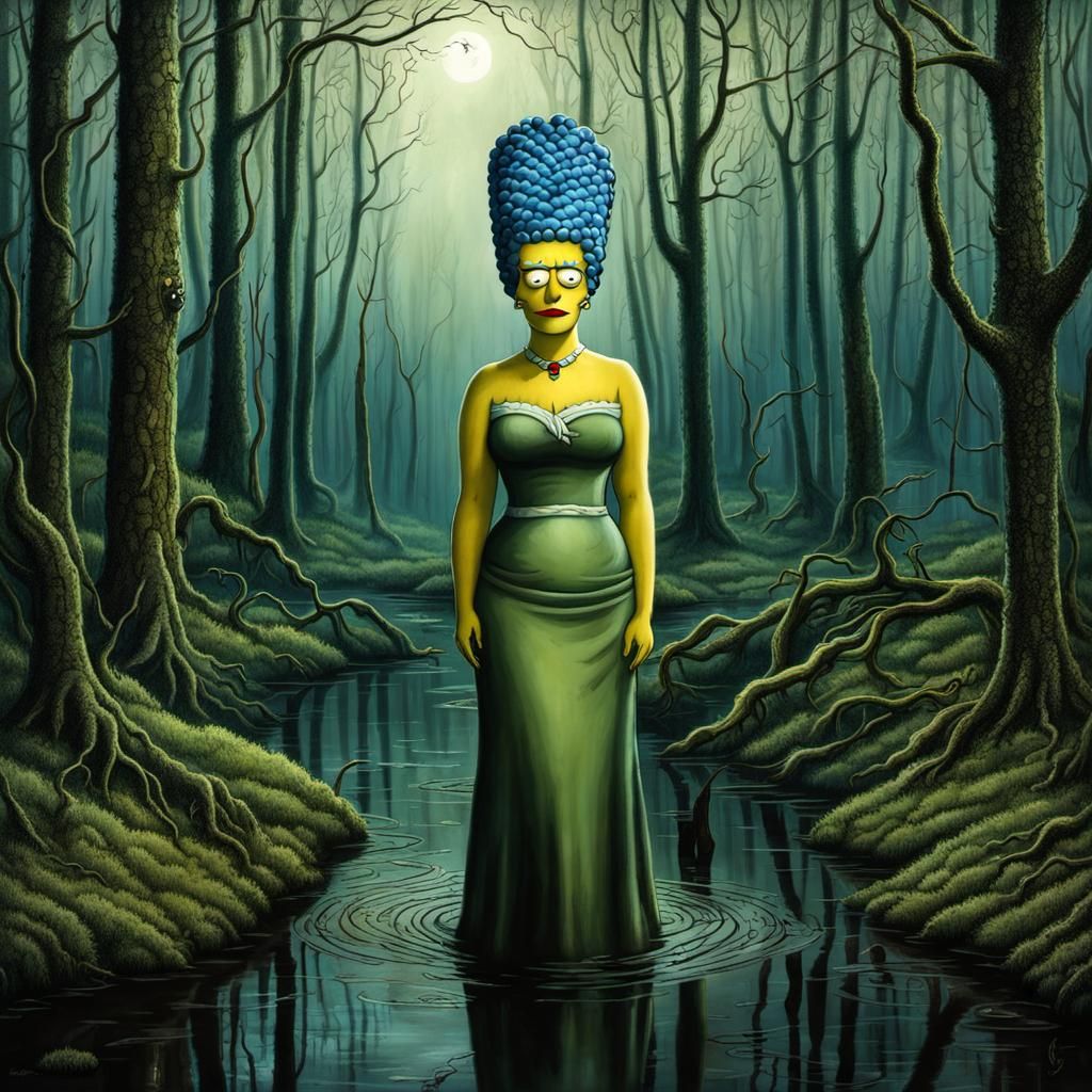 creepy Marge Simpson 3