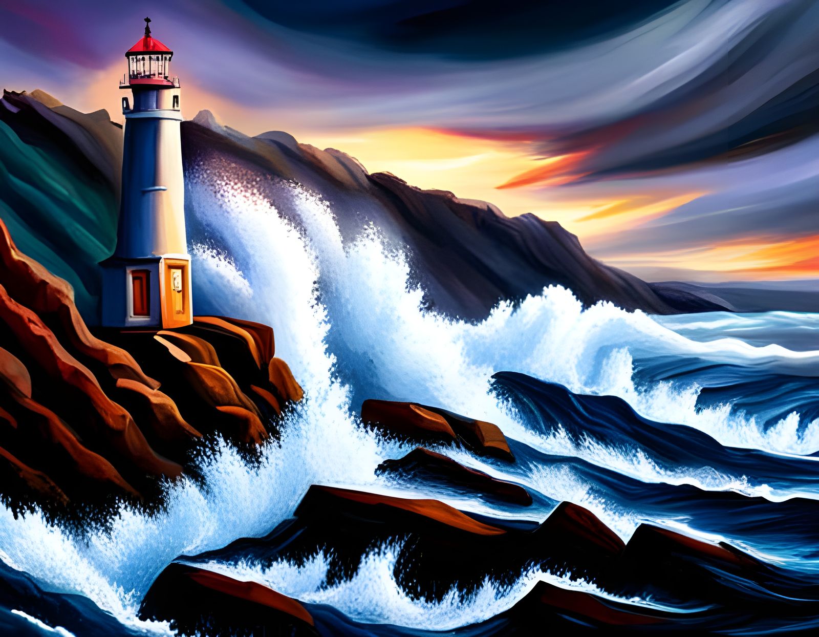 Lighthouse: Stormy Seas