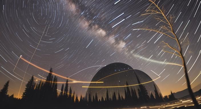 Celestial Star Trails in Astrophotography