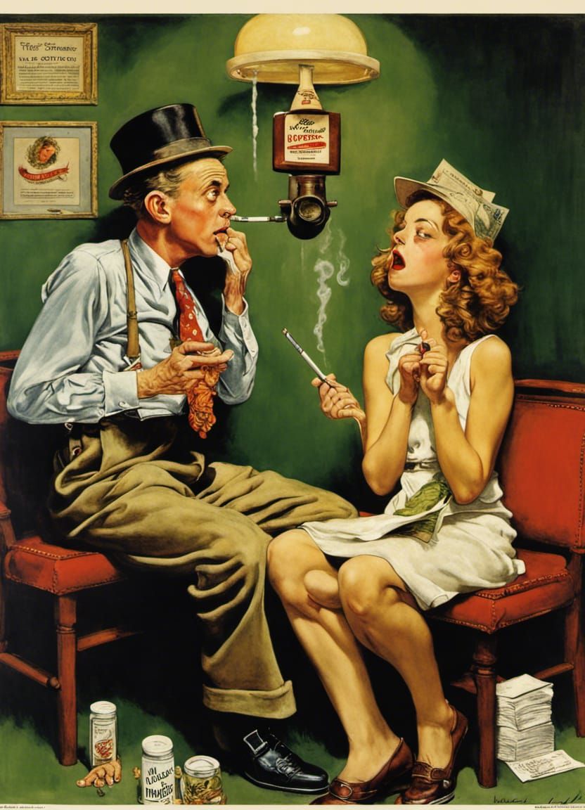 Reefer Madness in Rockwell Style