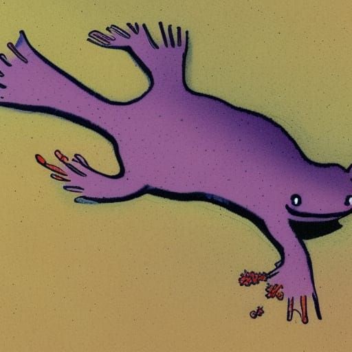 Adorable Axolotl Generated by AI