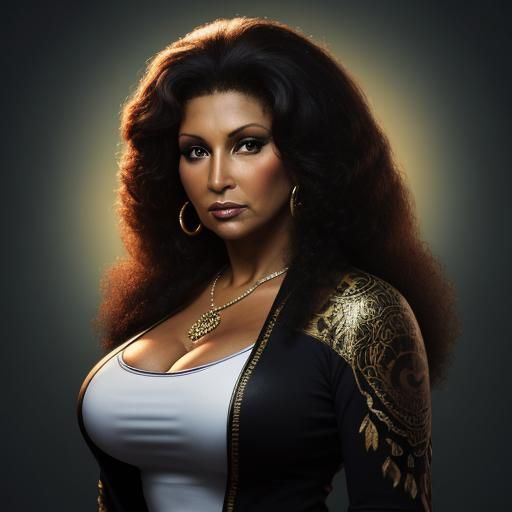 Young Woman Portrait in Professional Photography Style