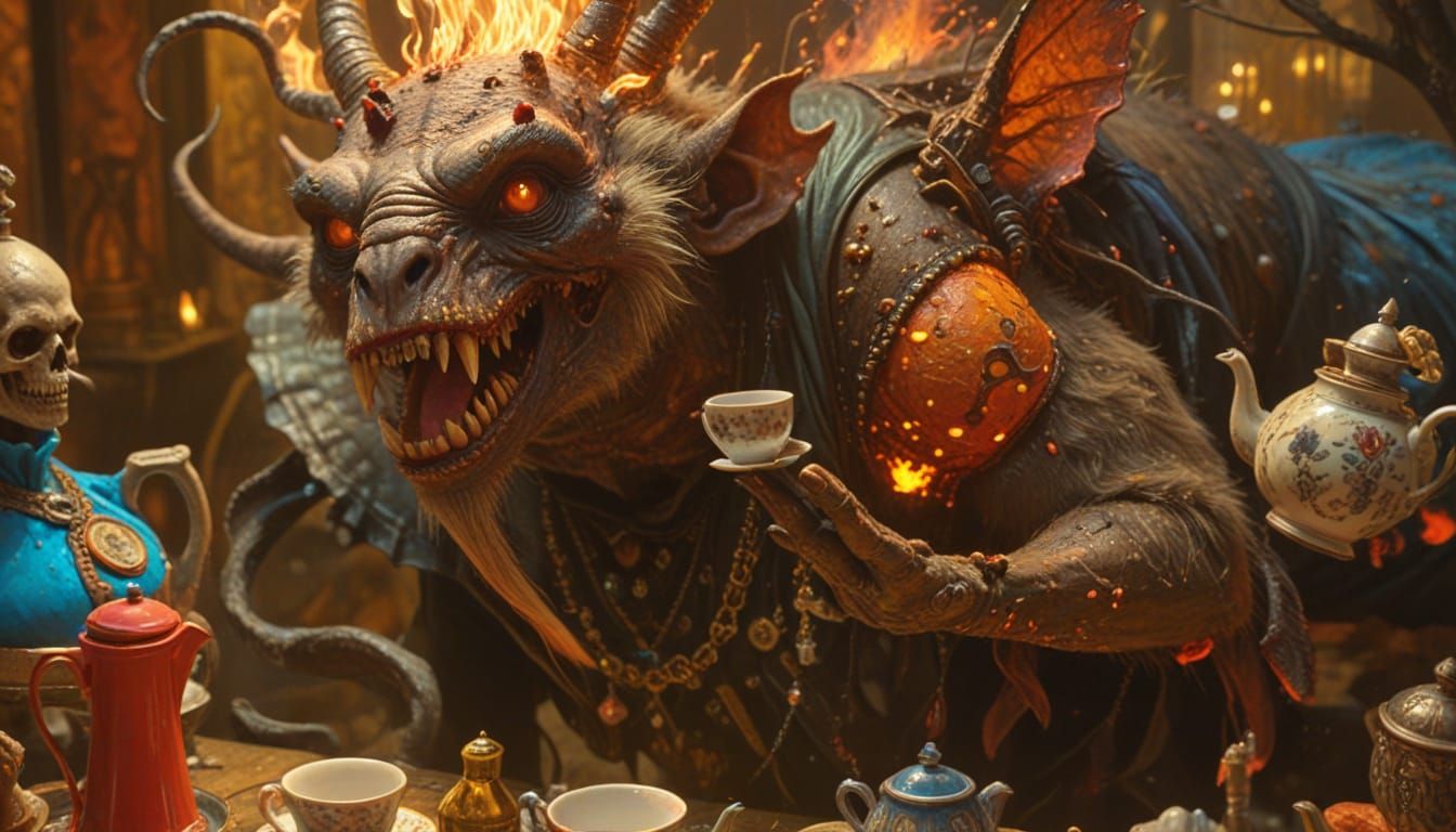 CARE FOR SOME TEA ?  ANIMATED