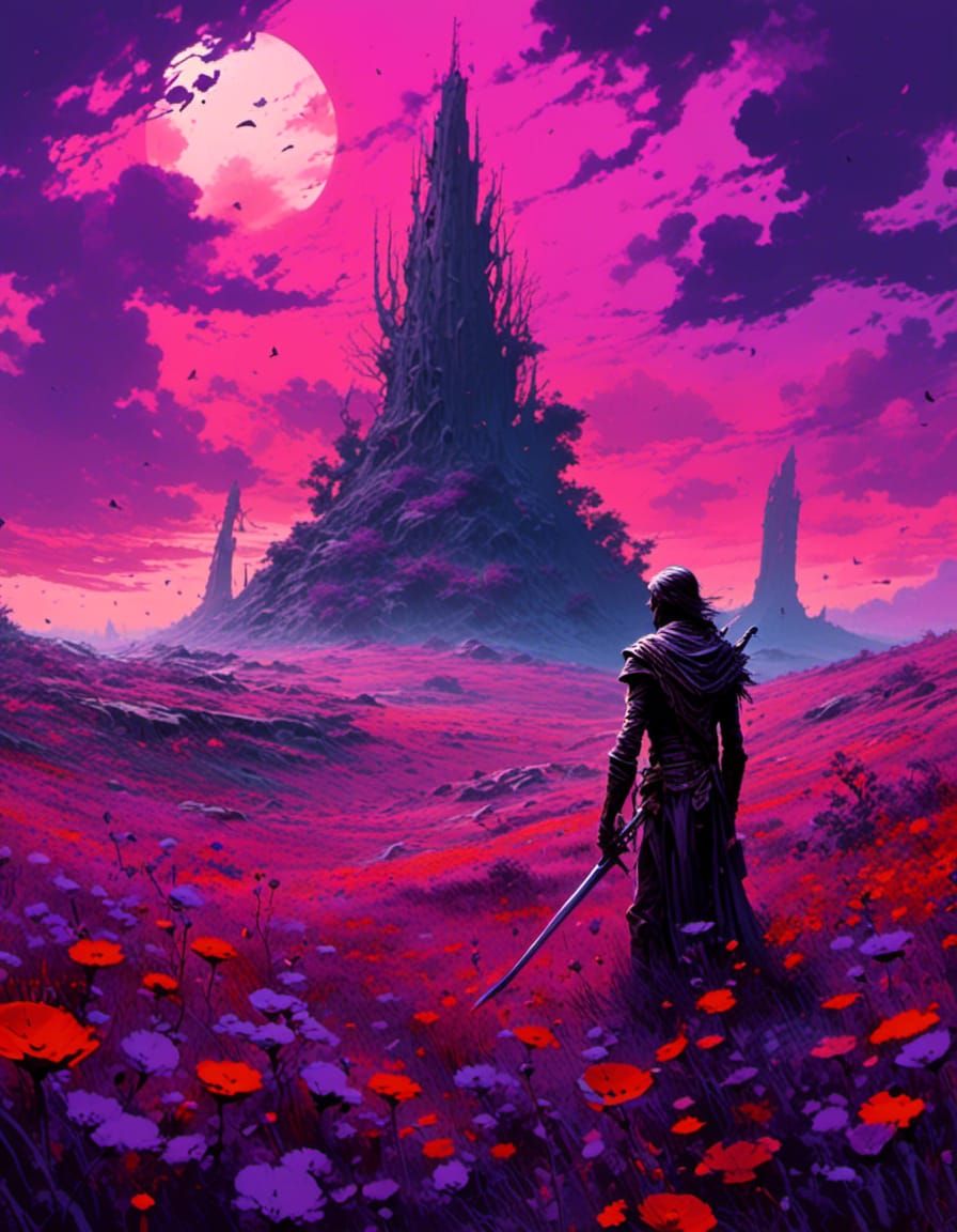 the ancient stump rises like a tower in the tumbled veldt